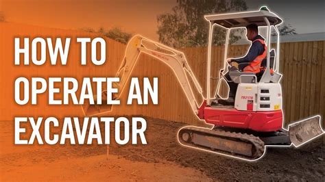 how to operate a mini excavator youtube|mini excavator training for beginner.